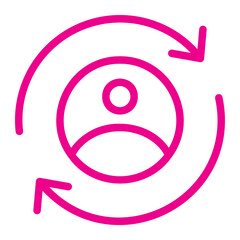 self employed gradient icon