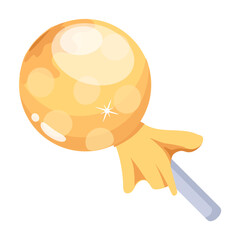 An icon of lollipop flat design 