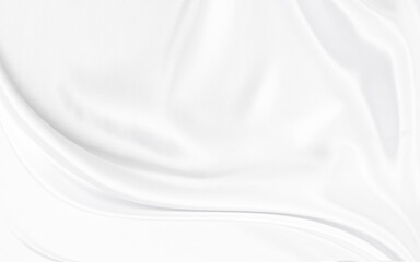 White gray satin texture that is white silver fabric silk background with beautiful soft blur pattern natural.