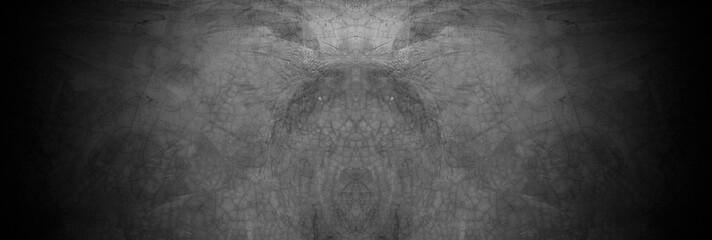 Old wall texture cement dark black gray  background abstract grey color design are light with white gradient background.