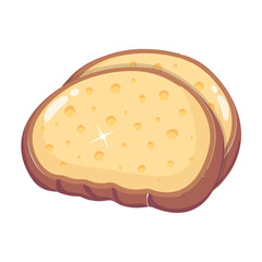 Check out flat icon of bread 