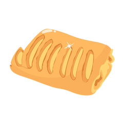 Check out flat icon of bread 