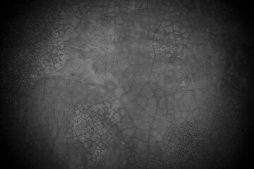 Old wall texture cement dark black gray  background abstract grey color design are light with white gradient background.