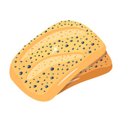 Check out flat icon of bread 