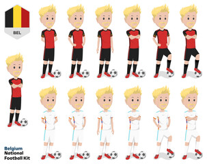 Belgium Football Team Kit, Home kit and Away Kit