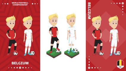 Belgium Football Team Kit, Home kit and Away Kit