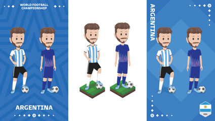 Argentina Football Team Kit, Home kit and Away Kit