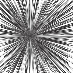 Abstract Background With Star Warp or Hyperspace. Abstract Exploding Effect. Hyperspace Travel. The Concept of Space Travel by Changing Time and Space, 3D Rendering stock photo