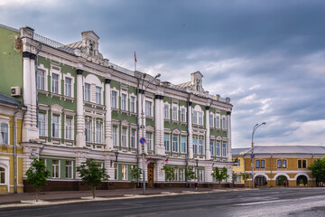 Fototapeta premium Street in Vologda, Russia