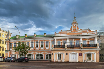 Fototapeta na wymiar Street in Vologda, Russia