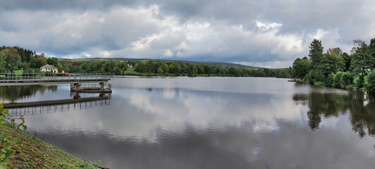 Obraz premium Naherholungsgebiet Kell am See – Keller Stausee