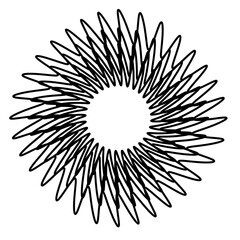 Circle design element. PNG with transparent background. 