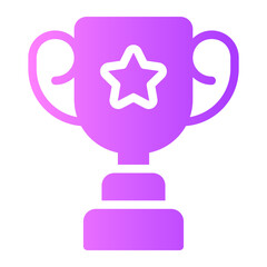 trophy gradient icon