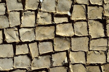 Adoquín portugués en Santarém, Portugal