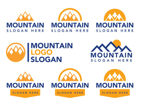 Mountains Logo Icons