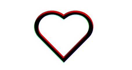 love heart valentine logo