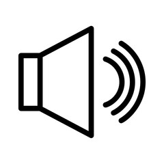 high volume line icon illustration vector graphic