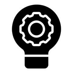 idea glyph icon