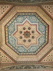 detail of the ceiling of the mosque