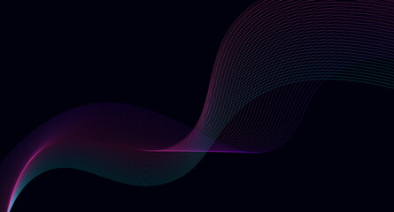 Line Wave Abstract Graphic Background