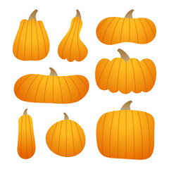 Pumpkins Autumn Harvest Set