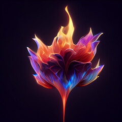 fire flower burn