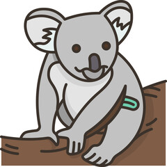 Plakat koala icon