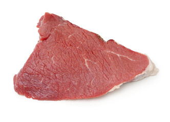  Fresh beef cut isolated on white background 