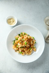 Fried rice with edamame beans