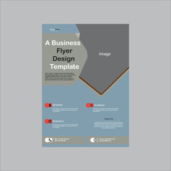 Creative business flyer design template
