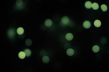 green bokeh abstract background