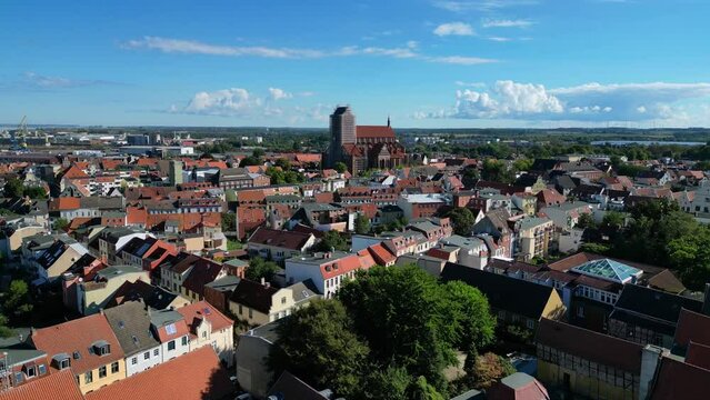 Church of St. Nicholas wismar at baltic sea