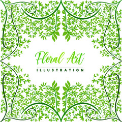 Floral Doodle Art Illustration Design