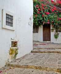 Street view of Dalt Villa, Ibiza