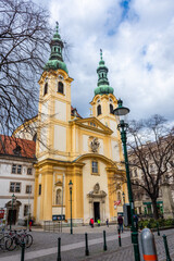 Fototapeta na wymiar Catholic church in Vienna historic center
