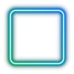 Neon Square Outline