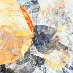 Bright future modern background. Abstract painting color texture. Modern futuristic pattern. Fractal artwork for creative graphic design