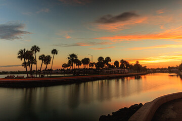 South Tampa Sunset Reflection