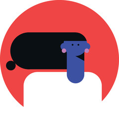 Profile icons woman. People avatars. Icons for games, online communities, web forums. Vector illustration in flat cartoon style