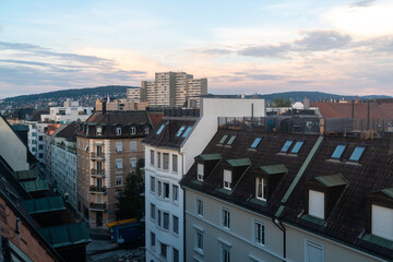 Auf den Dächern von Zürich Ausblick über die Stadt
