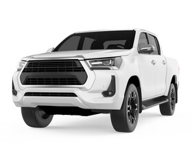 Pickup Truck Isolated