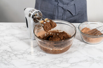 Chocolate Cookies with Chocolate Hearts