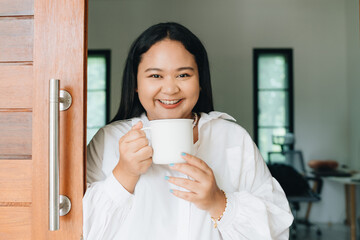 Portrait of young asian woman