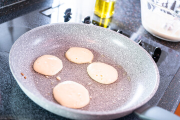 Making pancakes