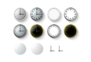Wall Clocks Set