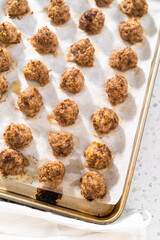 Oven Baked Meatballs
