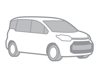 MINIVAN VECTOR ILLUSTRATOR - SPORTCAR_T013 : 534514725