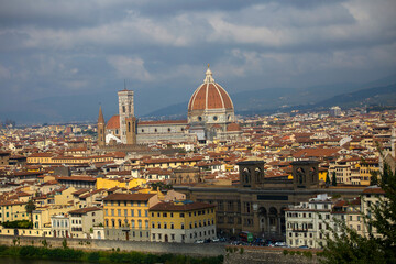 Fototapeta na wymiar Beautiful city of Florence, Italy cityscape