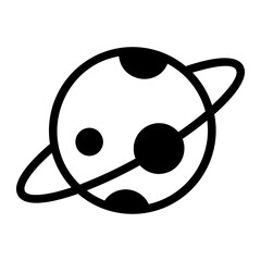 planet glyph icon