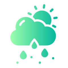 rain gradient icon